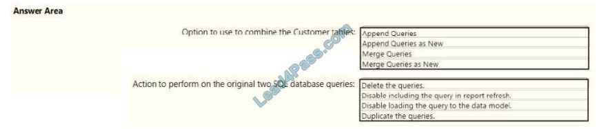 lead4pass da-100 exam questions q2