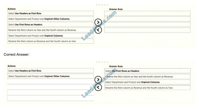 lead4pass da-100 exam questions q7-1