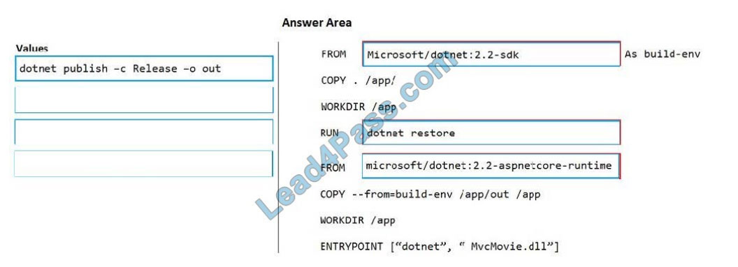 lead4pass az-400 practice test q8-1