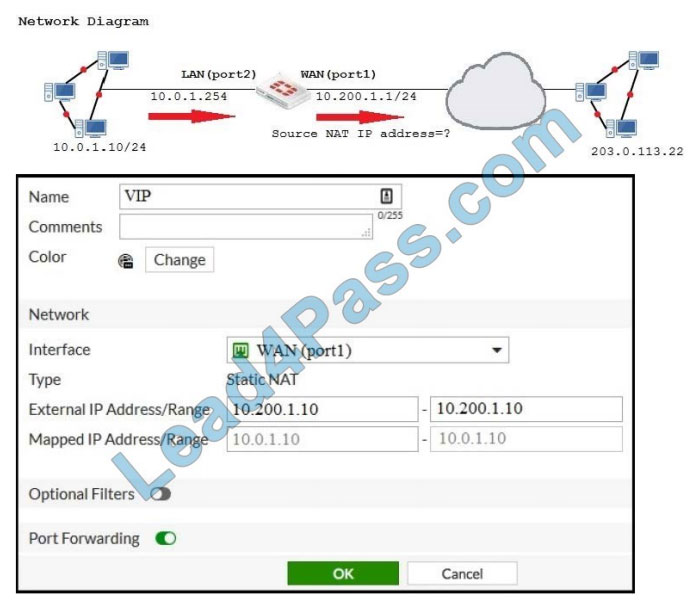 Fortinet NSE4_FGT-6.4 certification exam q2