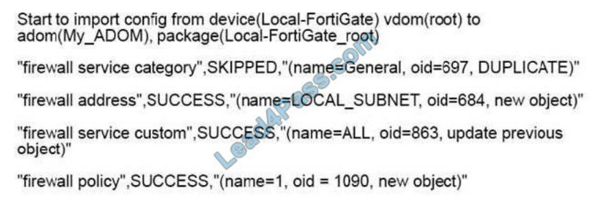 Fortinet NSE5_FMG-6.2 exam questions q4