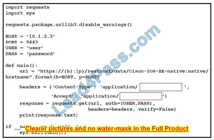 CCNP Enterprise 300-435 dumps exam q10