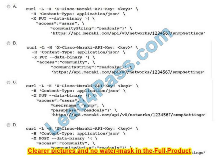 CCNP Enterprise 300-435 dumps exam q3